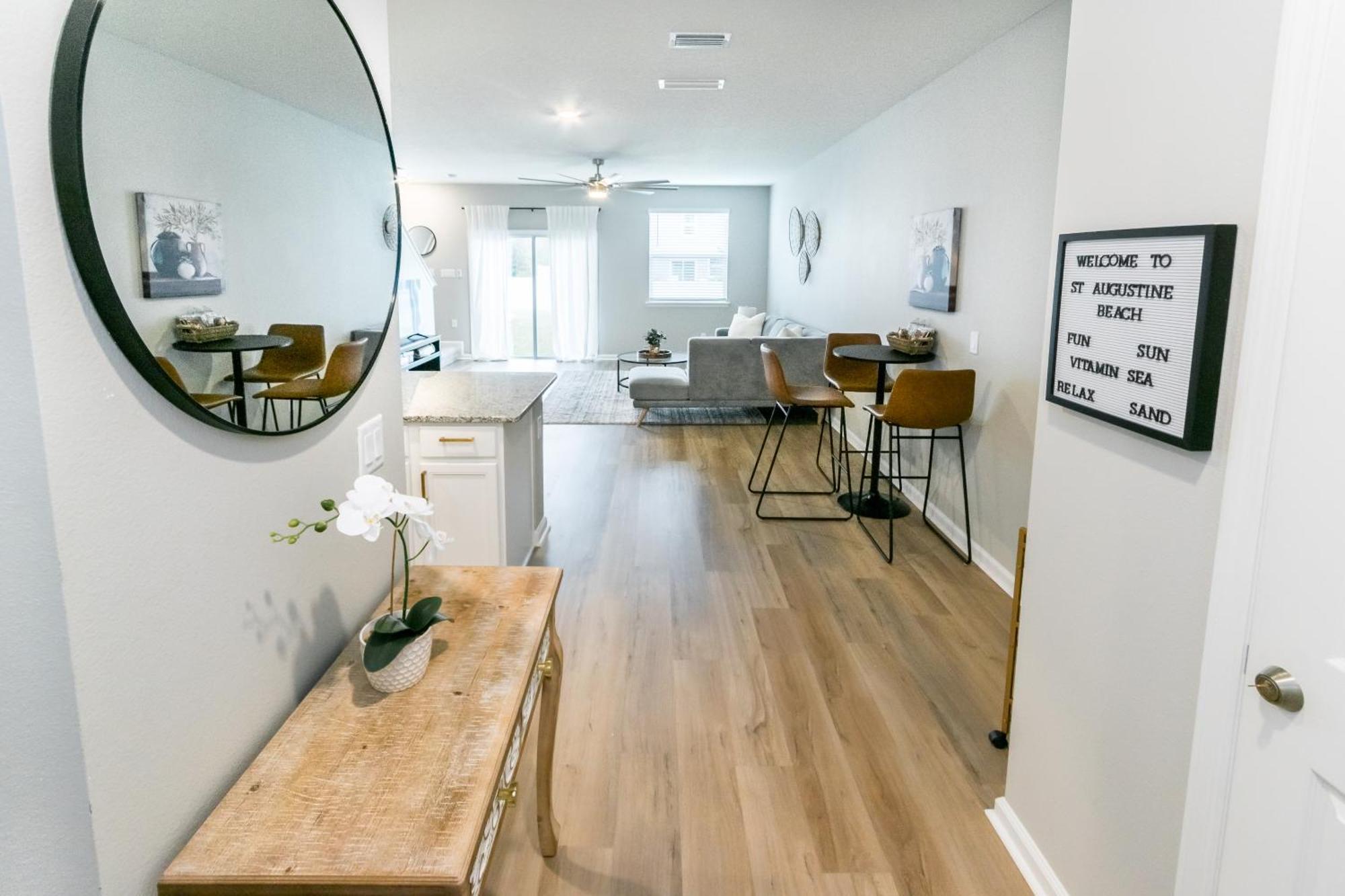 فيلا Cozy 3Br Townhouse, 15 Mins To Downtown سانت أوغيستين المظهر الخارجي الصورة
